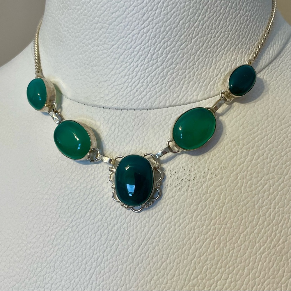 Adventurine Green 18” Necklace Not Researched or Tested.